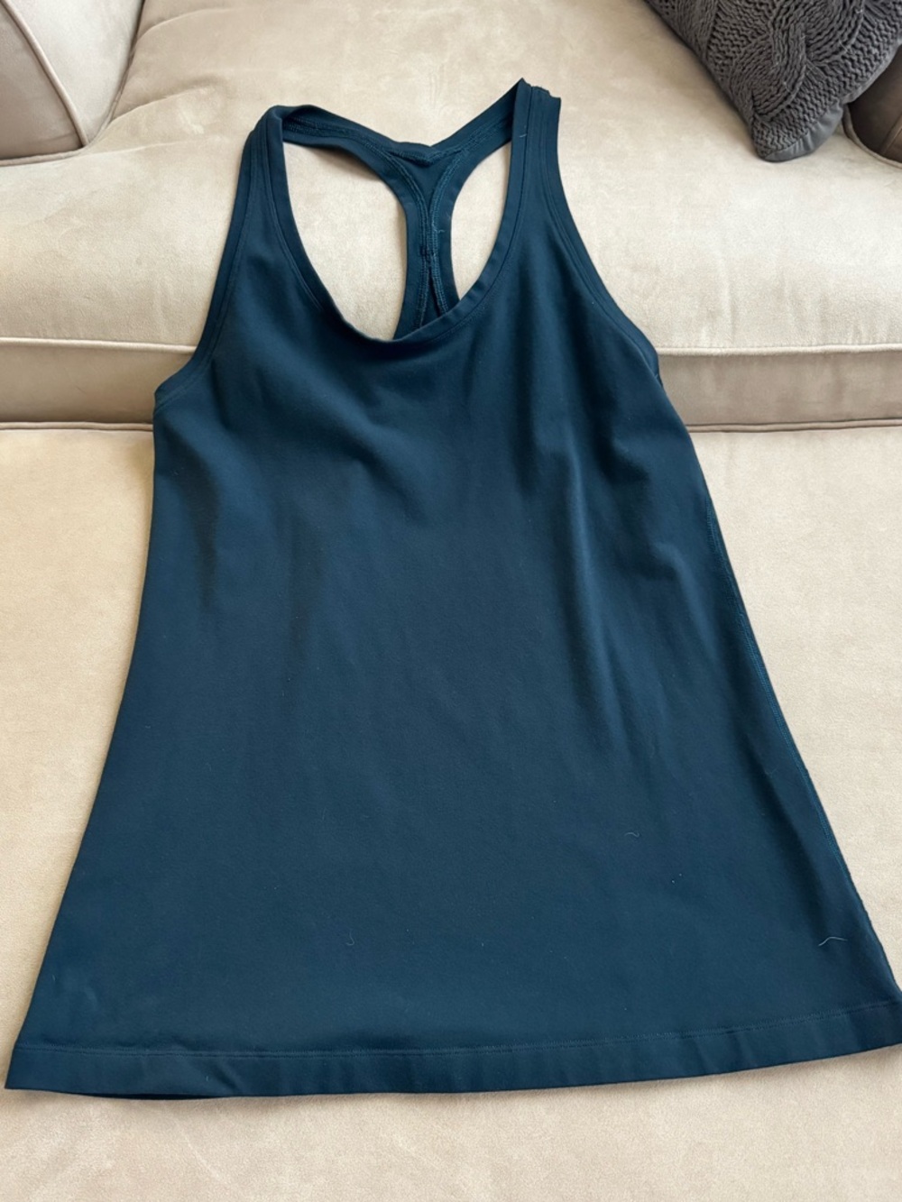 Lululemon Cool Racerback II tank top size 12 nocturnal teal - Picture 6 of 11
